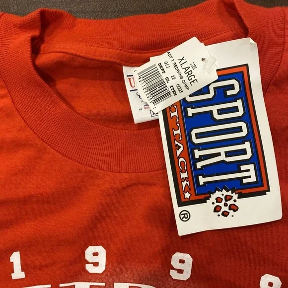 Vintage DEADSTOCK 1998 Detroit Red Wings NHL Stanley Cup Champions Shirt XL NWT - Picture 2 of 4